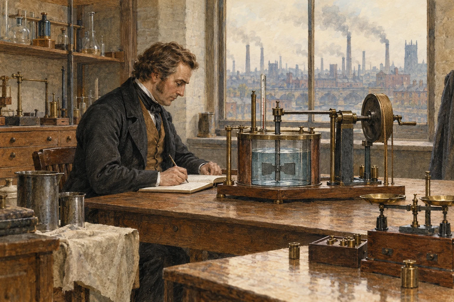 Манчестер, 1840-е годы: исследования теплоты