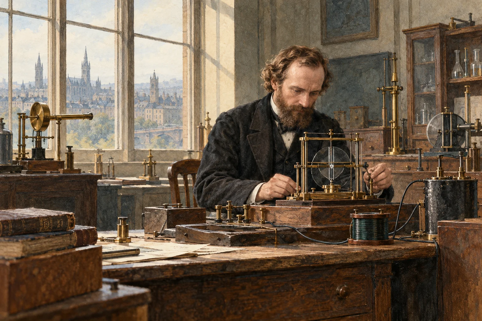 Глазго, 1850-е годы: университетская лаборатория